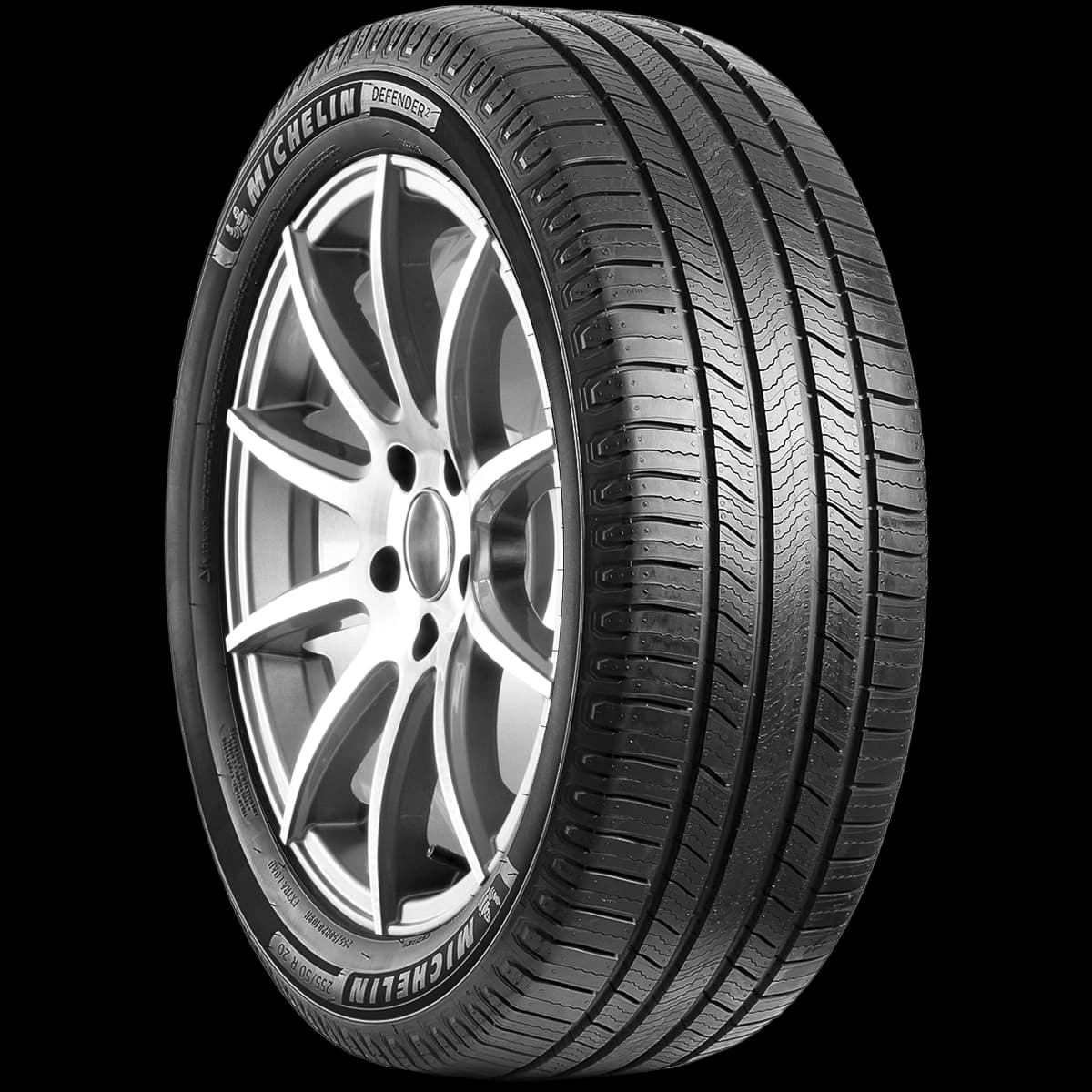 Michelin Defender 2 20" angled tire