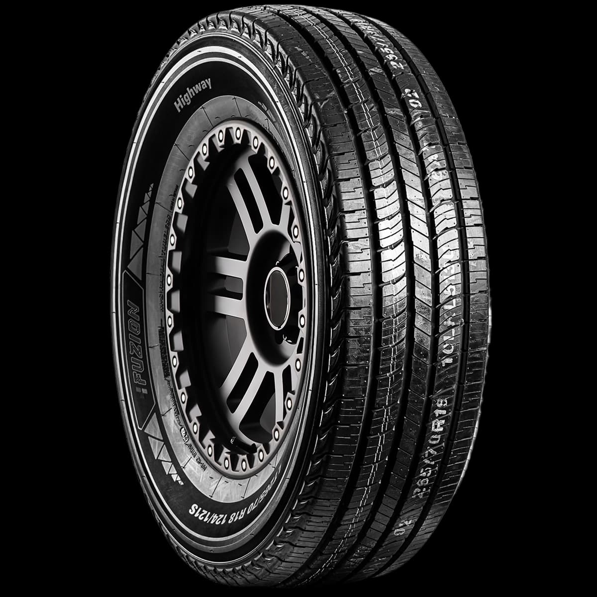 Fuzion Highway 17" angled tire