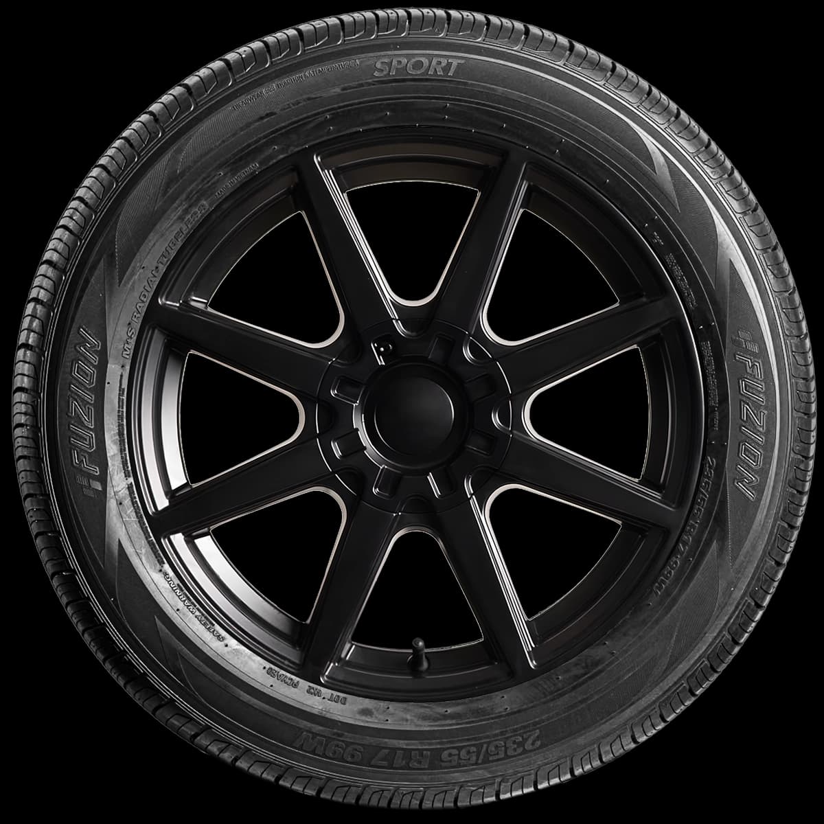 Fuzion Sport 17" side tire