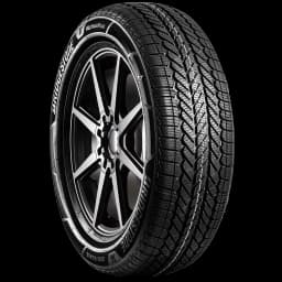 Bridgestone Weatherpeak 17" angled tire