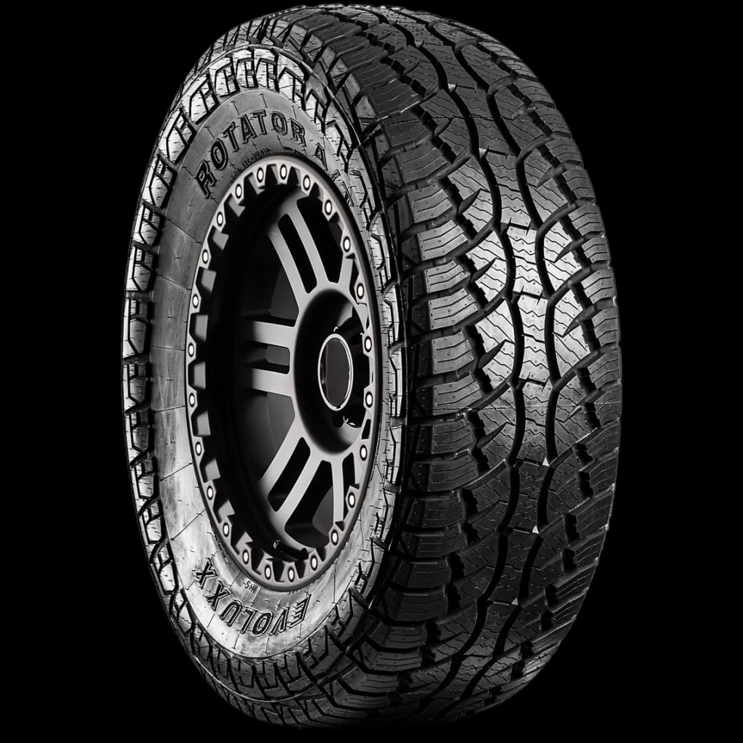 Evoluxx Rotator AT 17" angled tire