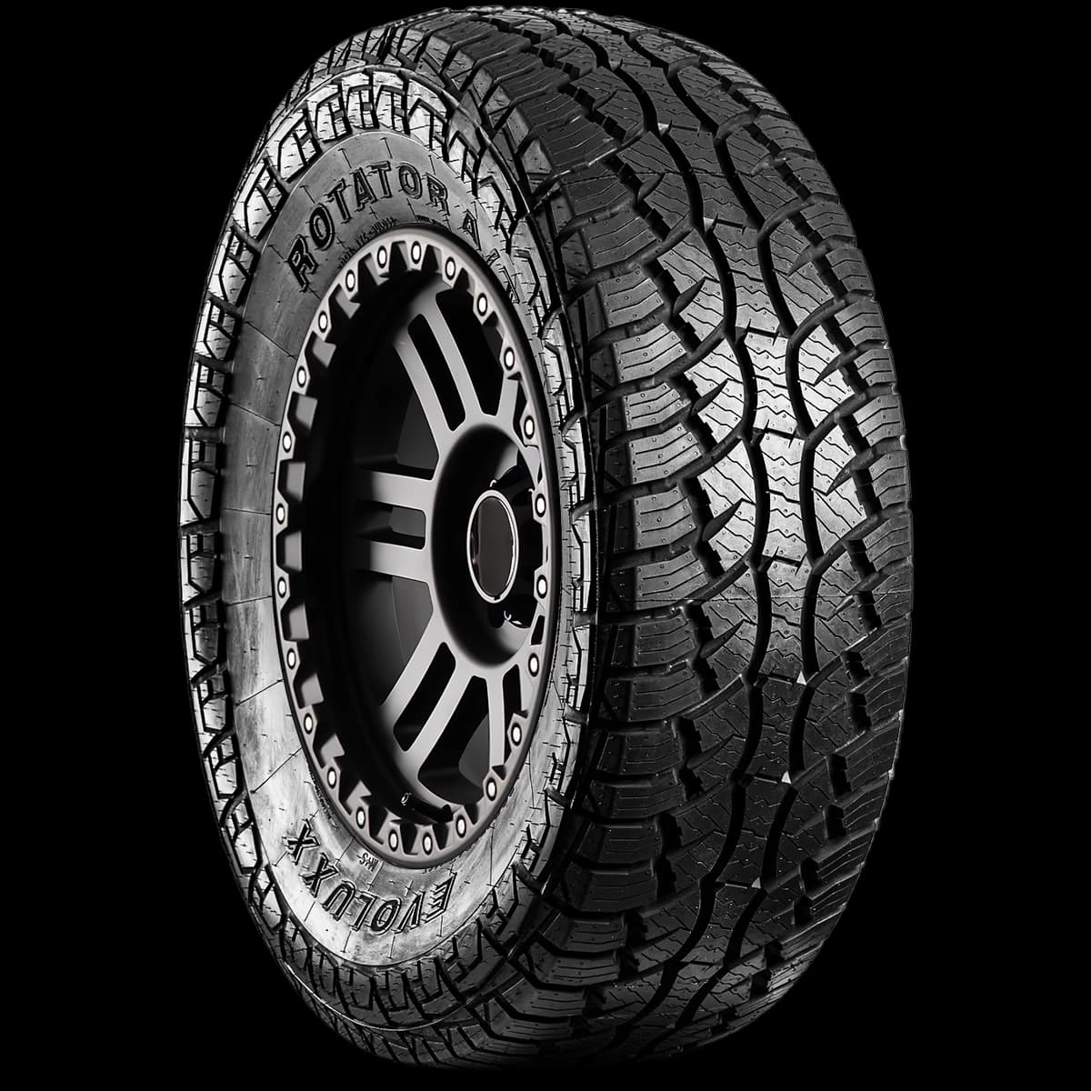 Evoluxx Rotator AT 17" angled tire