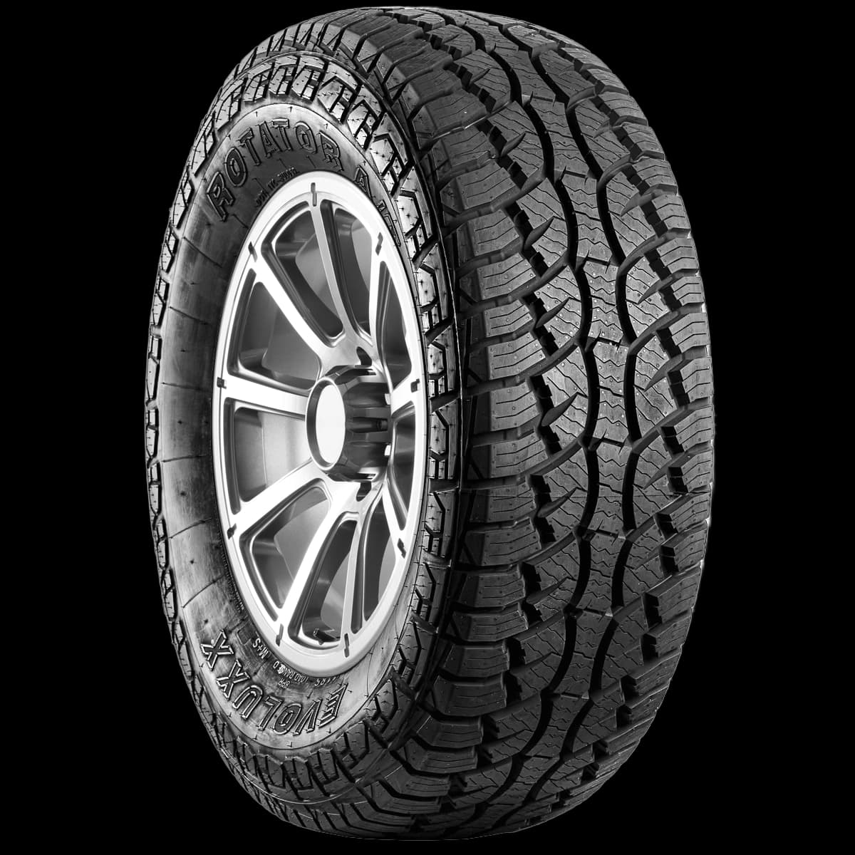 Evoluxx Rotator AT 17" angled tire