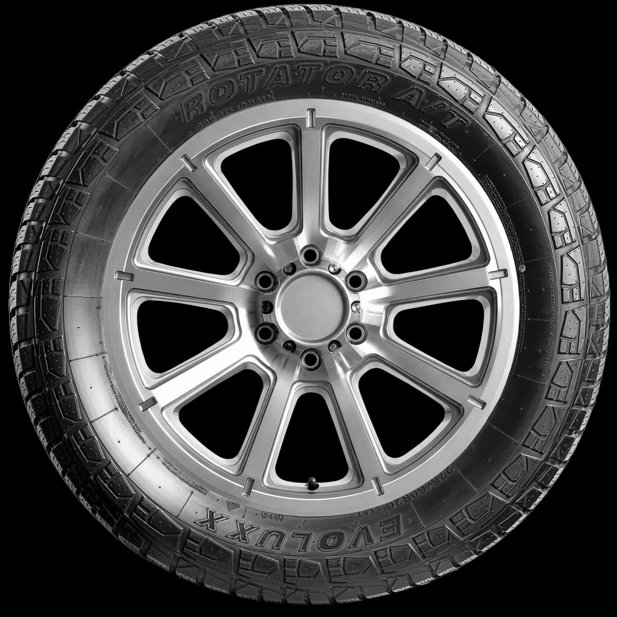 Evoluxx Rotator AT 20" side tire