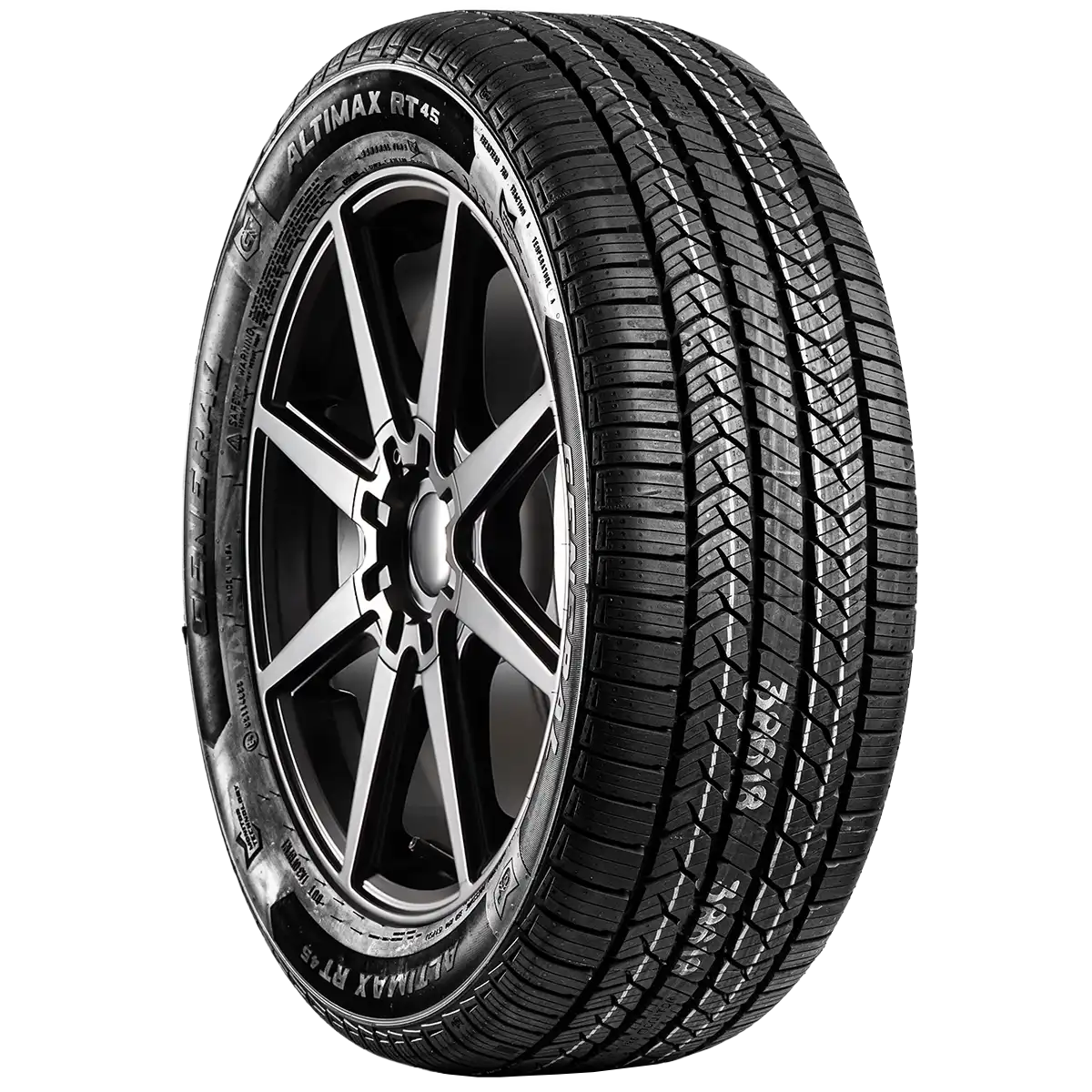 General Altimax RT45 17" angled tire