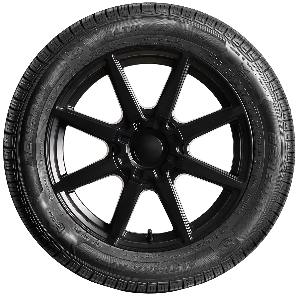 General Altimax RT45 17" side tire
