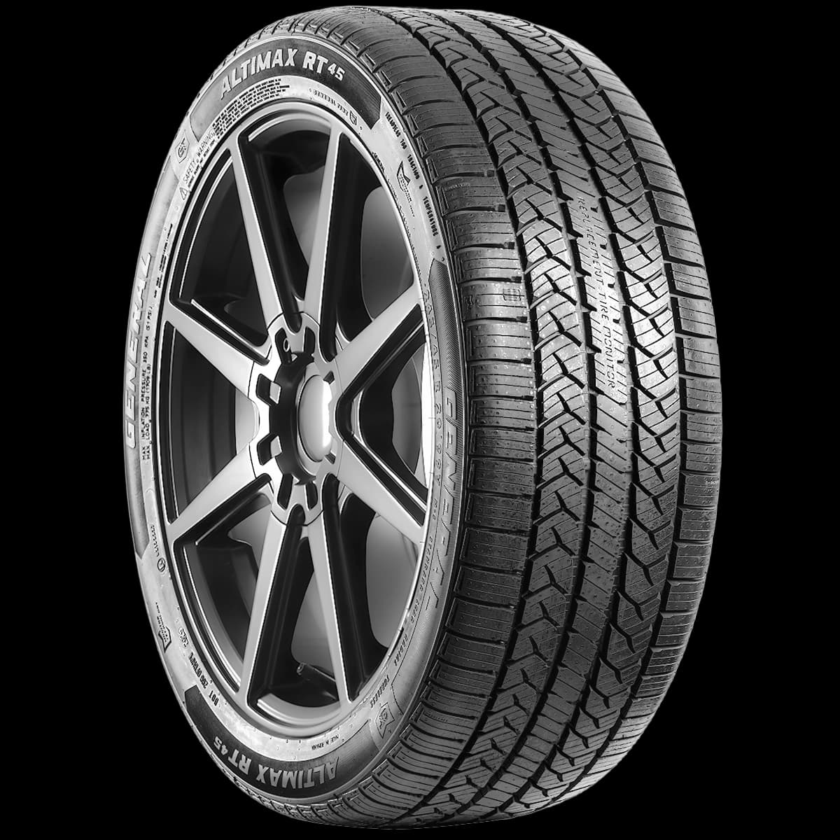 General Altimax RT45 20" angled tire