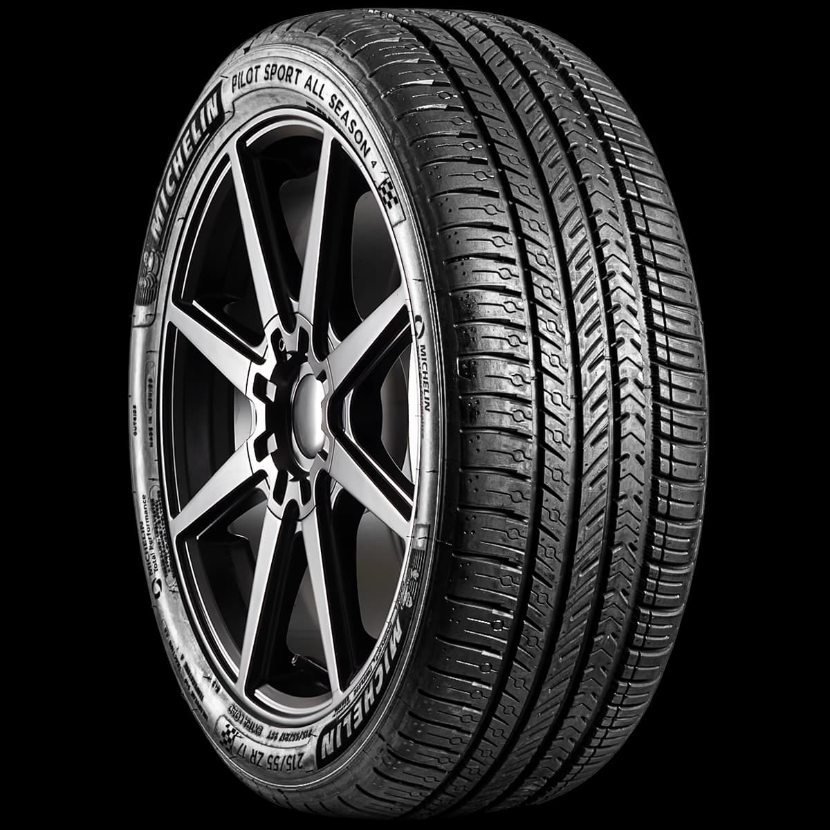Michelin Pilot Sport 5 17" angled tire