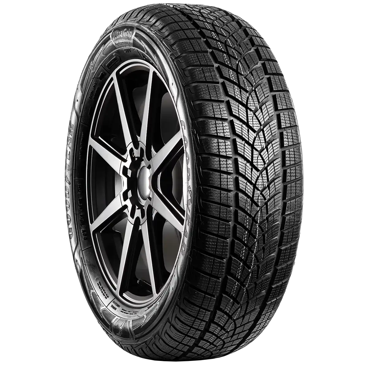 Goodyear Ultra Grip 9 Plus 17" angled tire