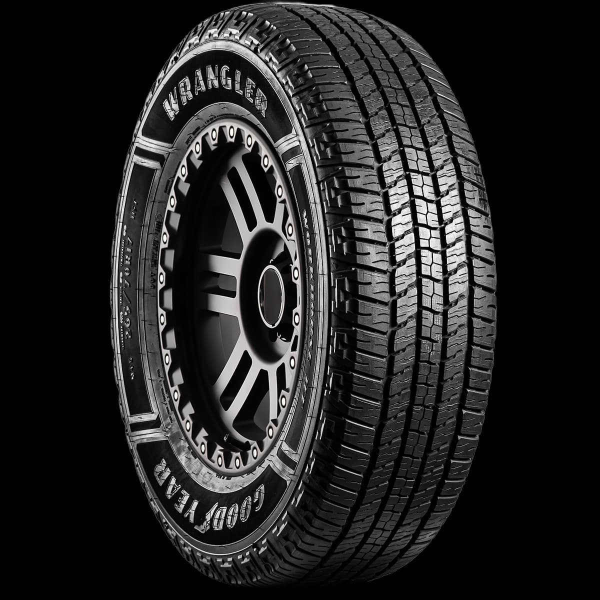 Goodyear Wrangler Workhorse HT 17" angled tire