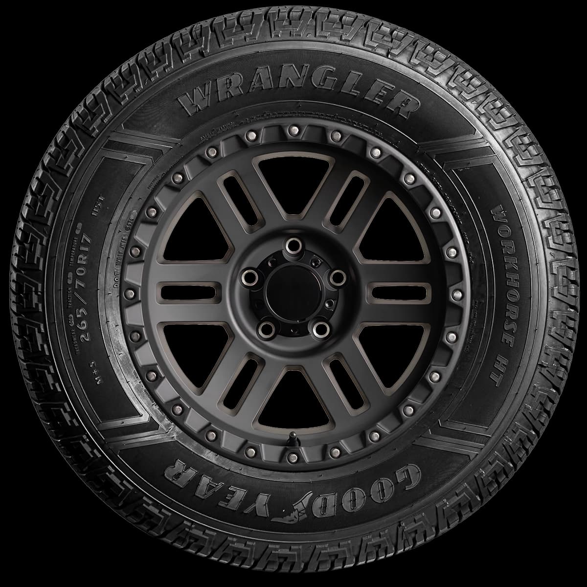 Goodyear Wrangler Workhorse HT 17" side tire