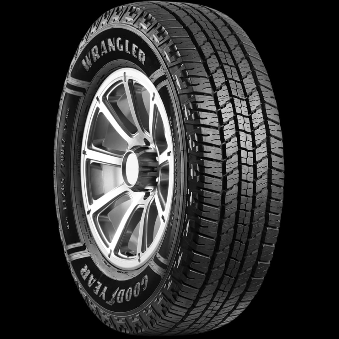 Goodyear Wrangler Workhorse HT 17" angled tire