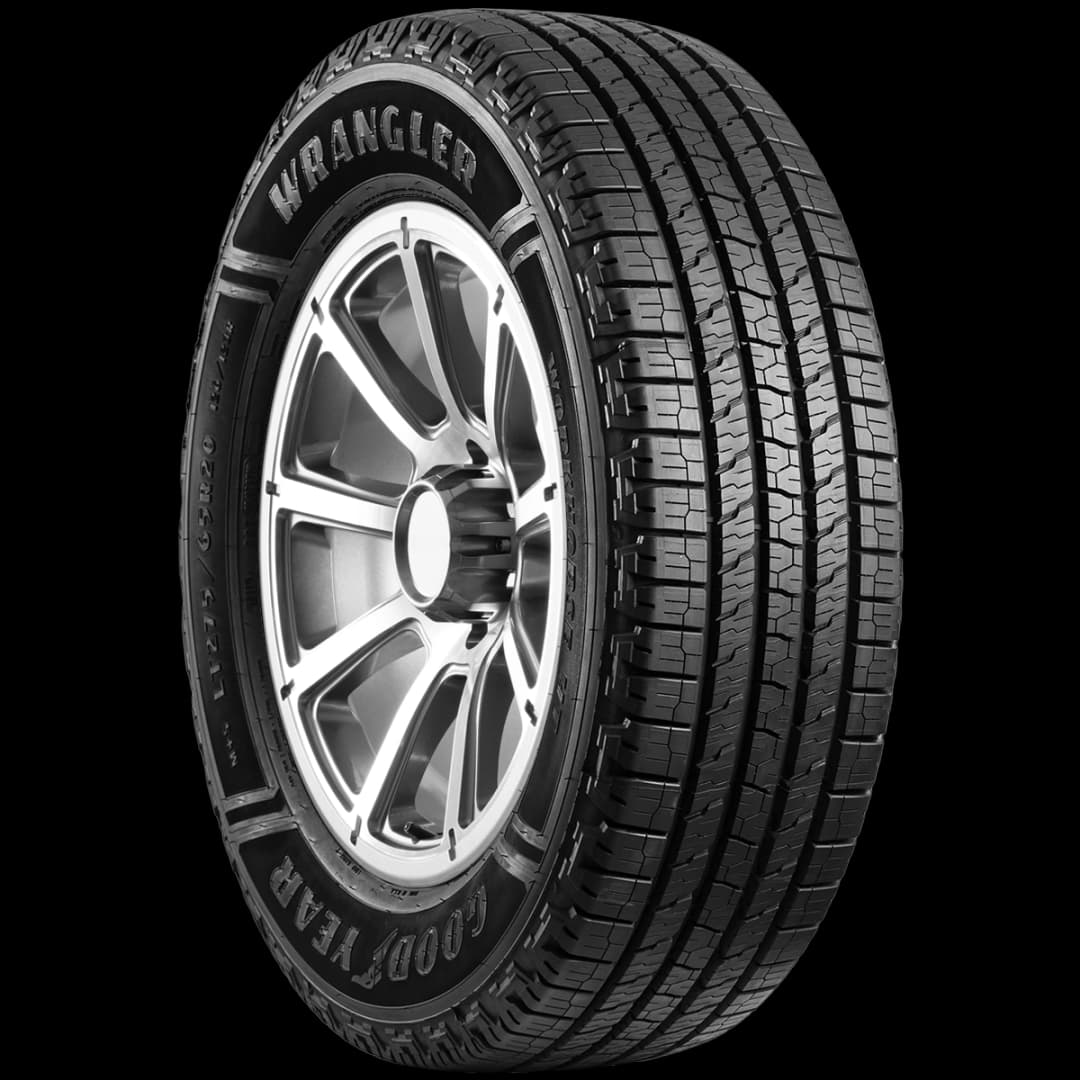 Goodyear Wrangler Workhorse HT 20" angled tire