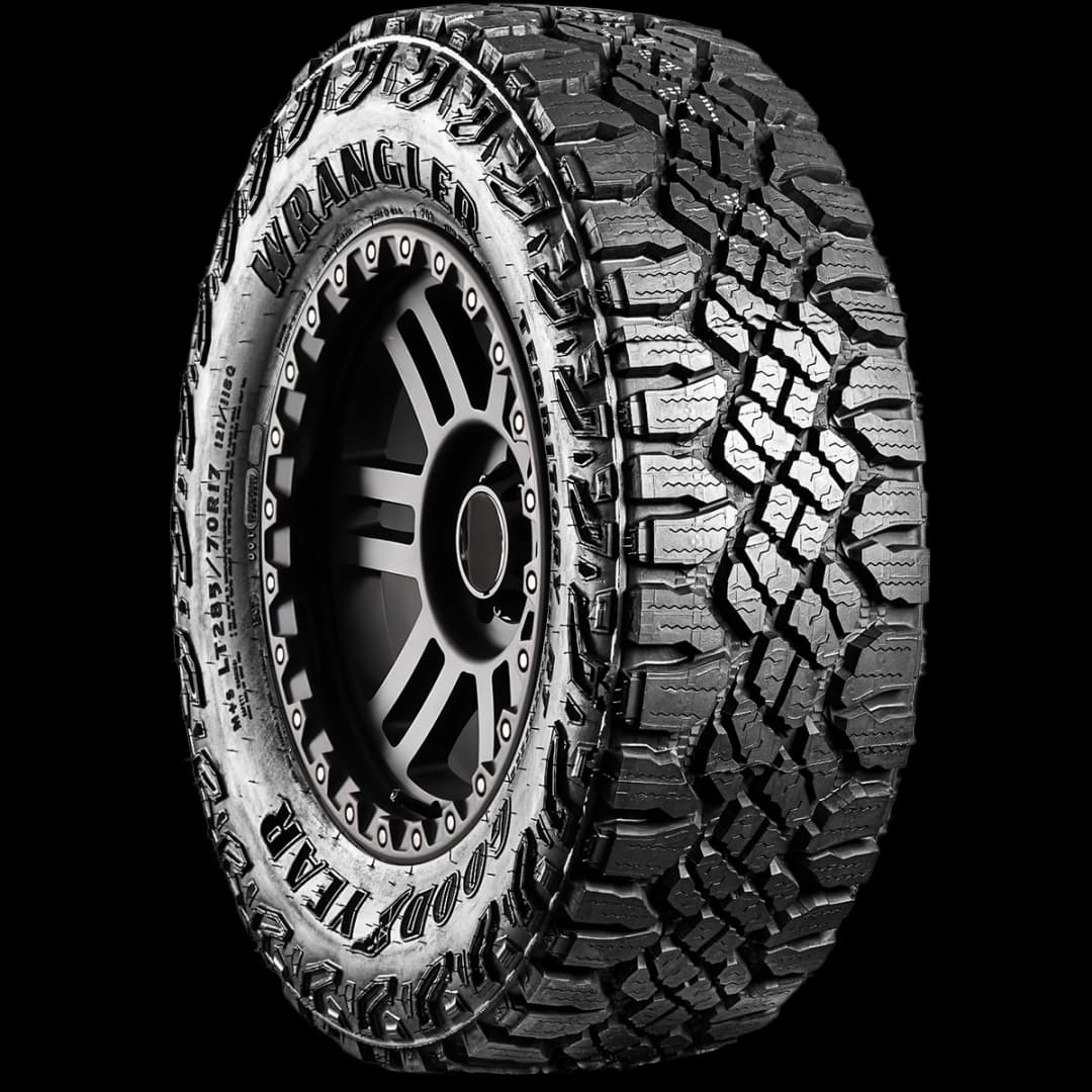 Goodyear Wrangler Territory RT 17" angled tire