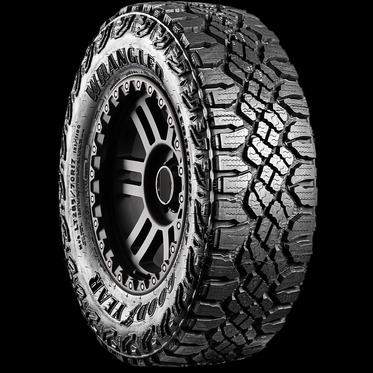 Goodyear Wrangler Territory RT 17" angled tire