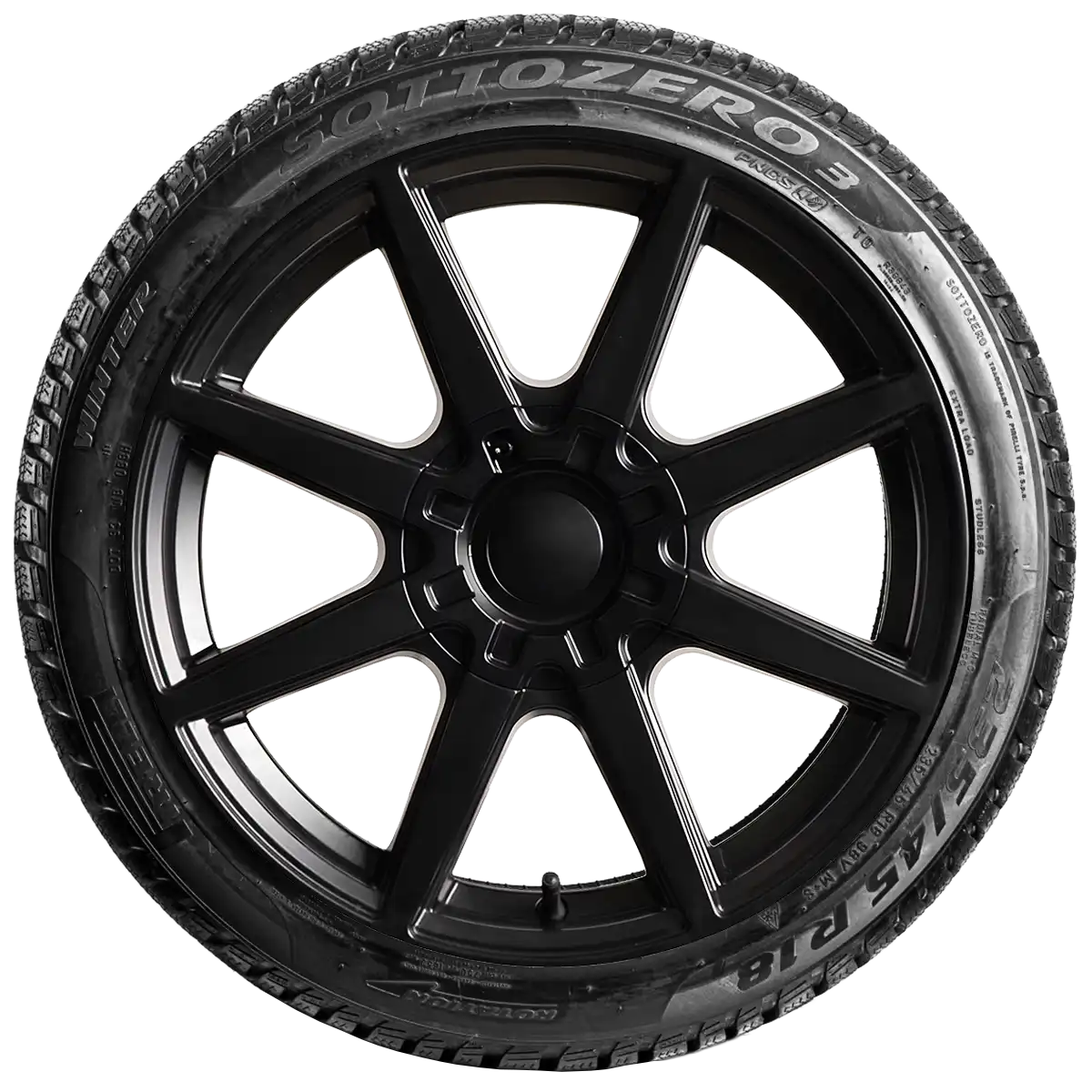Pirelli Winter Sottozero 3 with Noise Cancel 17" side tire