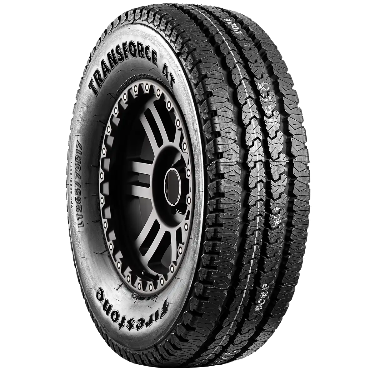 Firestone Transforce AT 17" angled tire