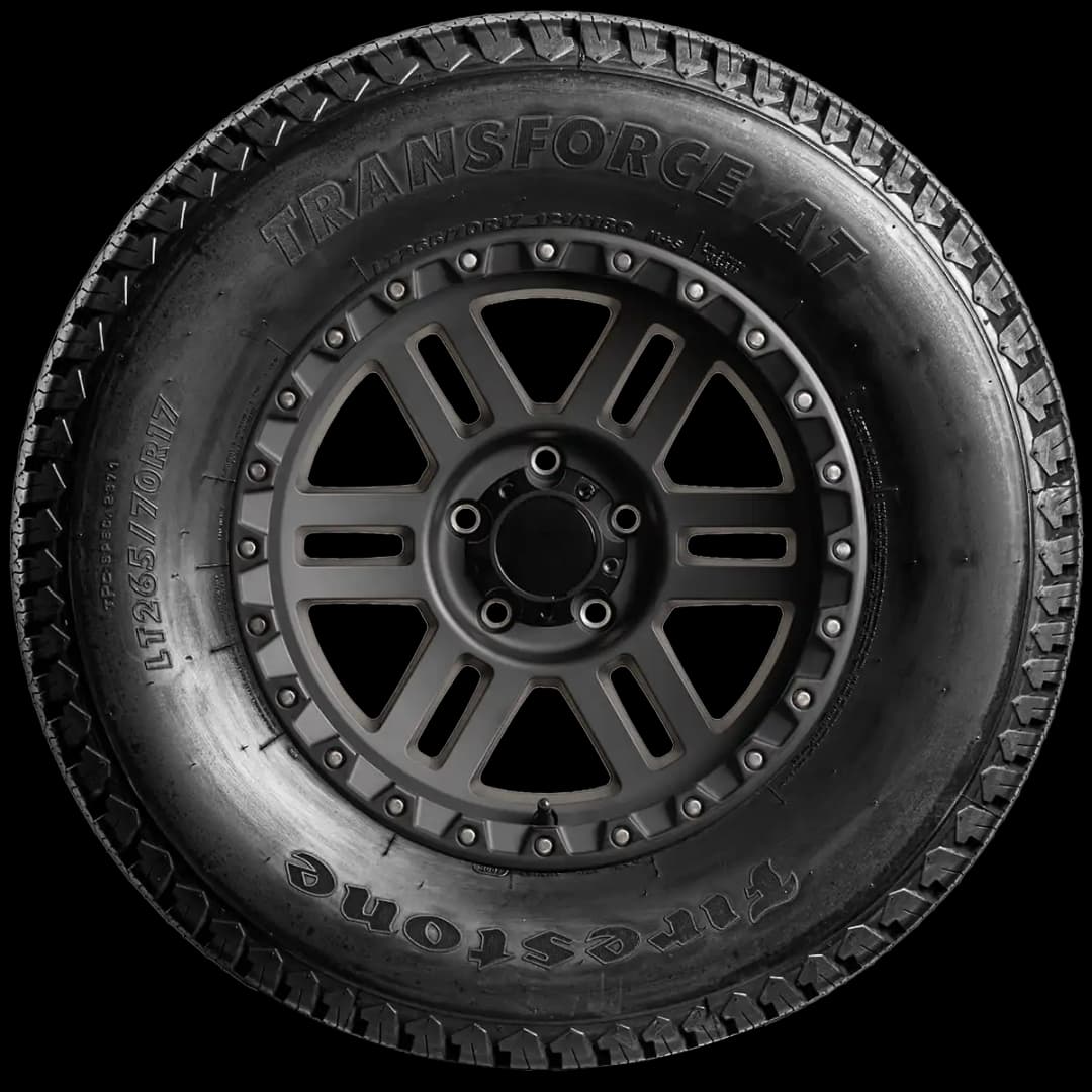 Firestone Transforce AT 17" side tire