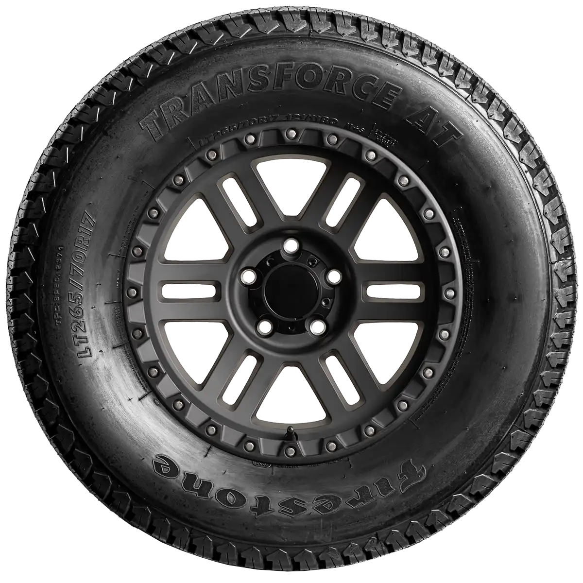 Firestone Transforce AT 17" side tire