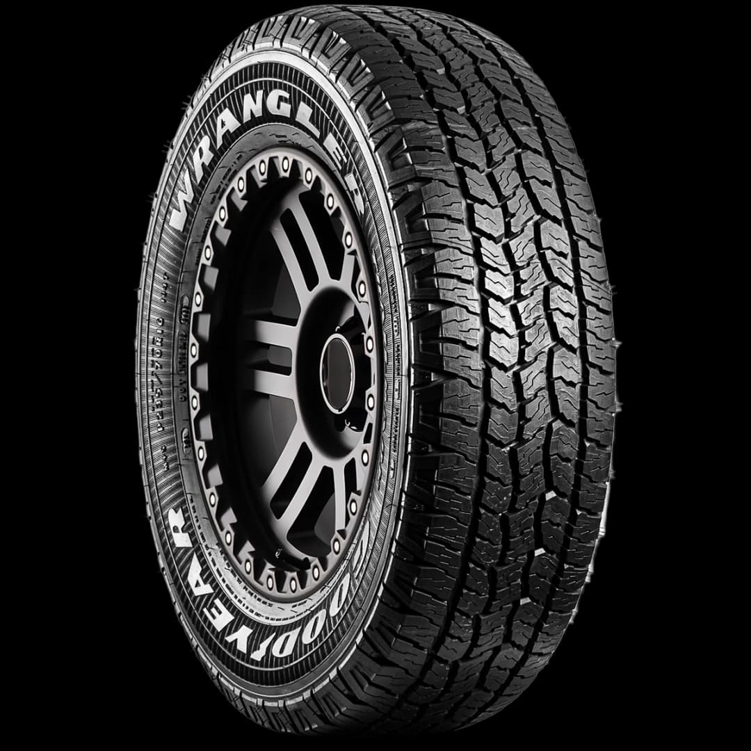 Goodyear Wrangler Trailmark 17" angled tire