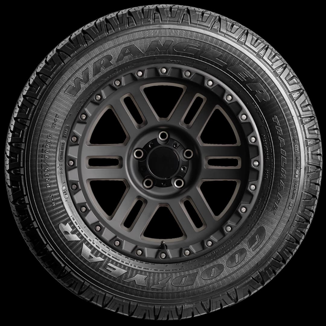 Goodyear Wrangler Trailmark 17" side tire