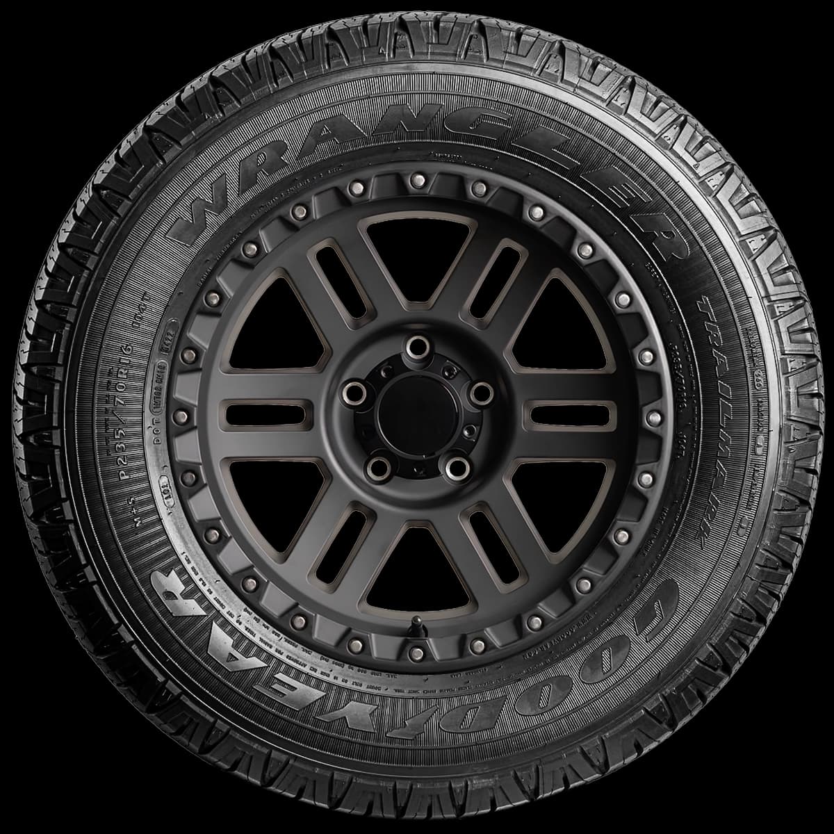 Goodyear Wrangler Trailmark 17" side tire