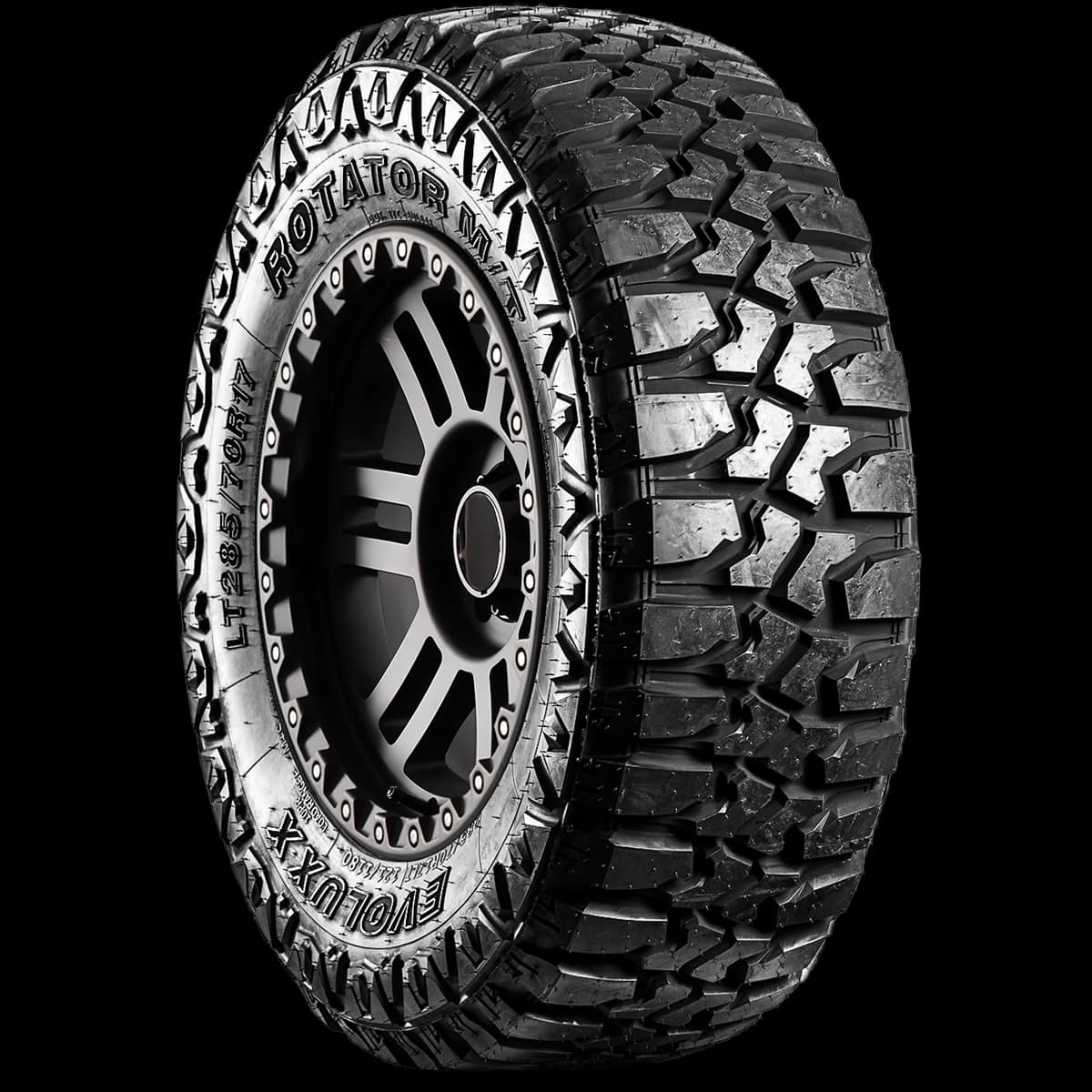 Evoluxx Rotator MT 17" angled tire