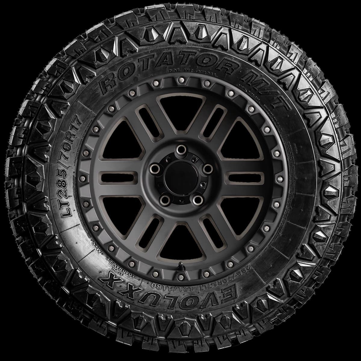 Evoluxx Rotator MT 17" side tire