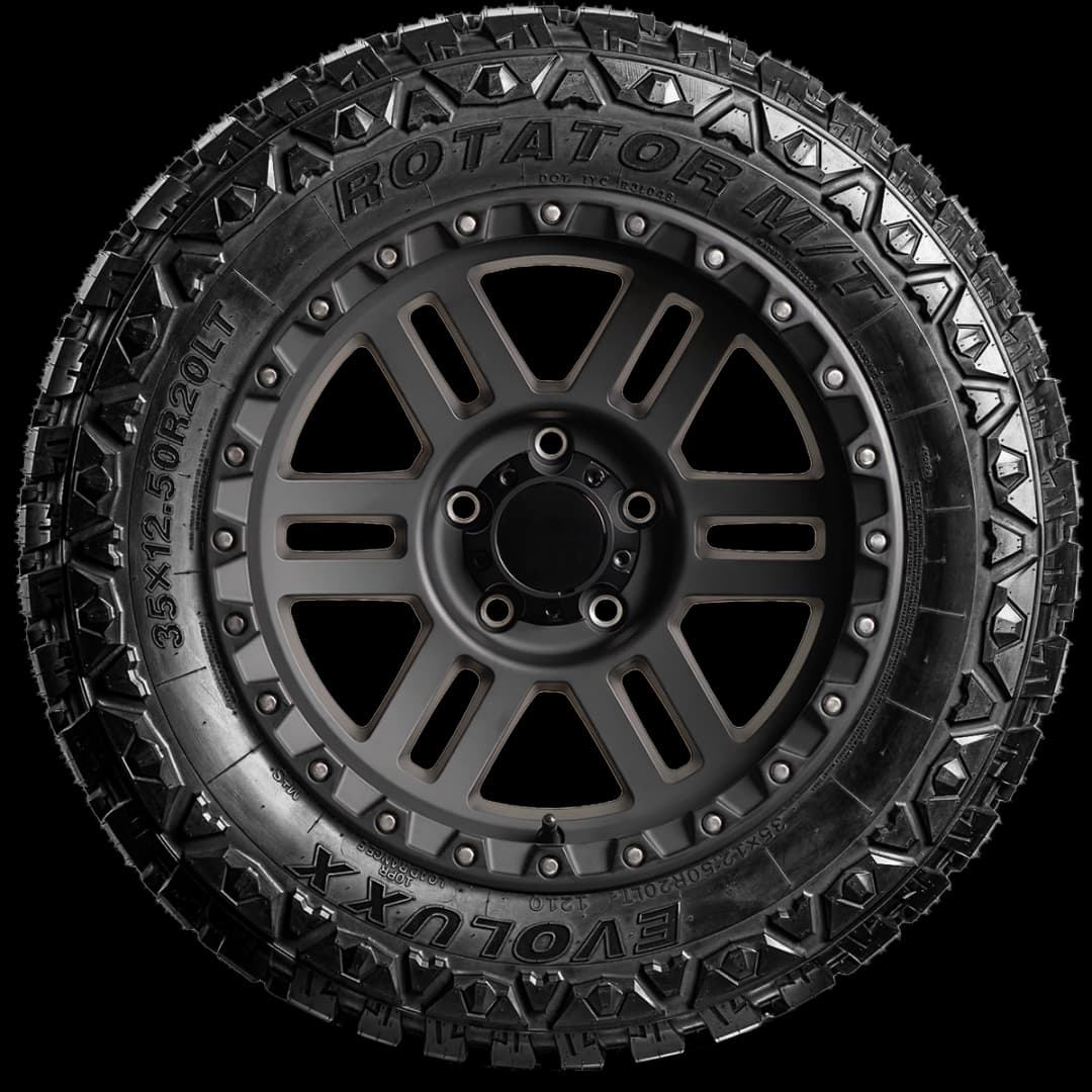 Evoluxx Rotator MT 20" side tire