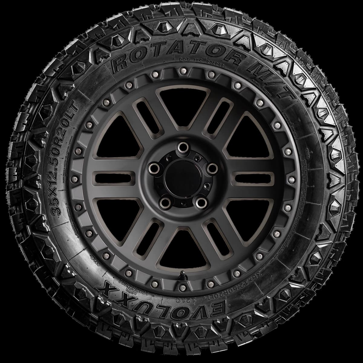 Evoluxx Rotator MT 20" side tire