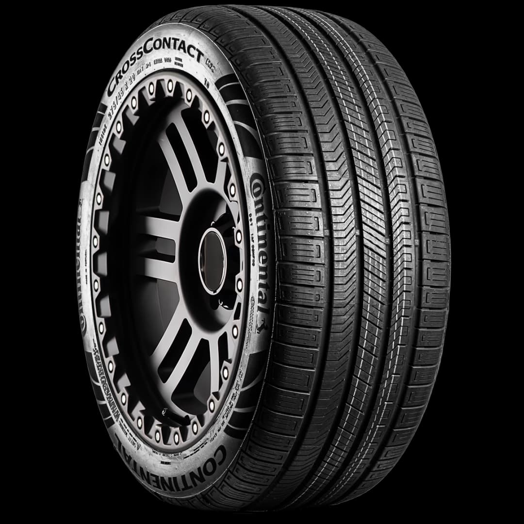 Continental CrossContact RX with Silent Tech 20" angled tire