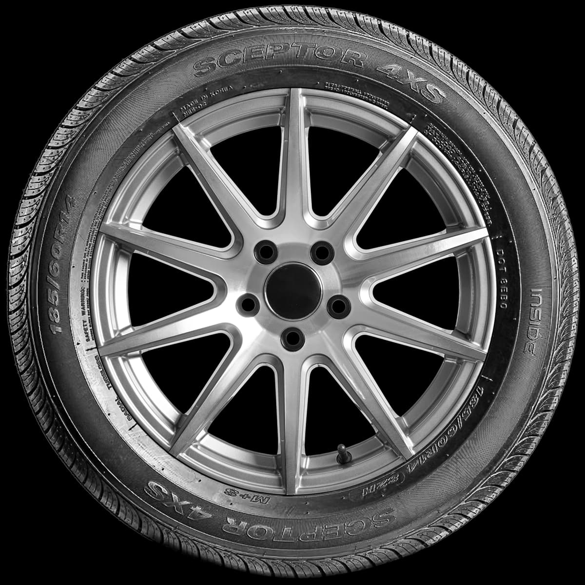 Sceptor 4XS 17" side tire