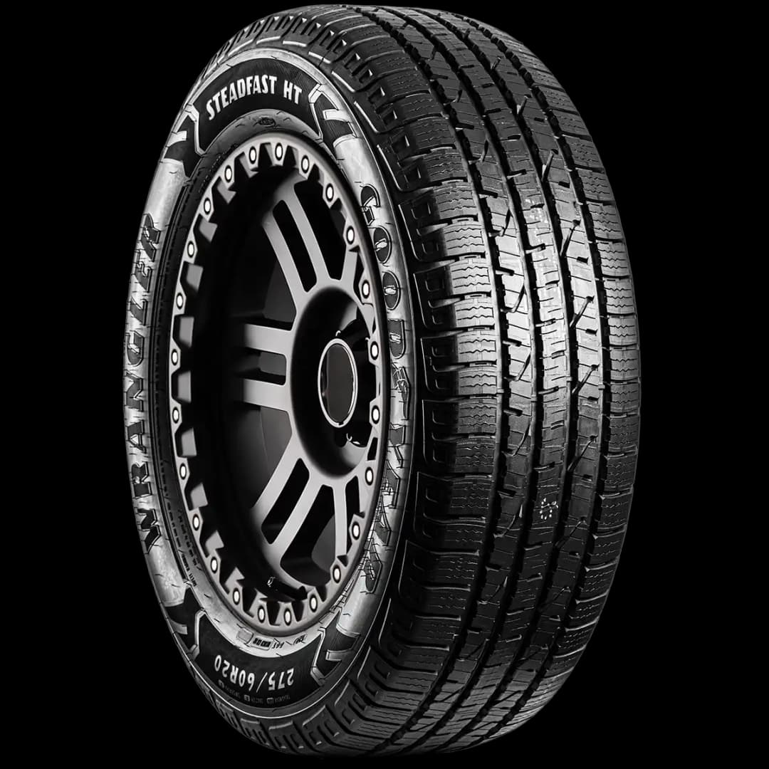 Goodyear Wrangler Steadfast HT 20" angled tire