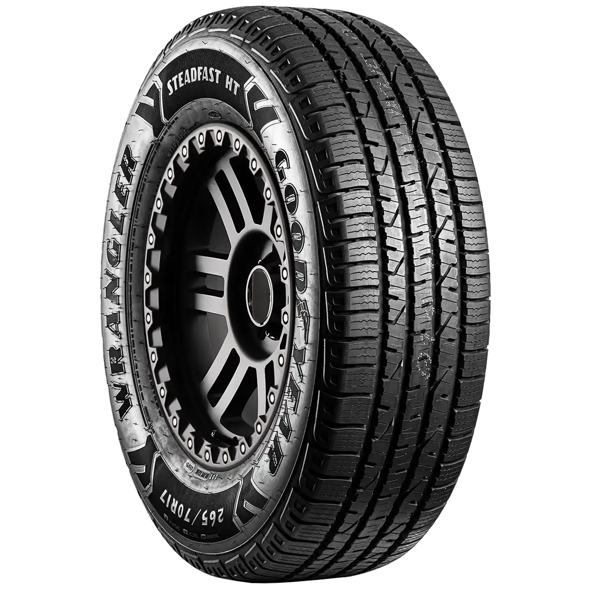 Goodyear Wrangler Steadfast HT 17" angled tire