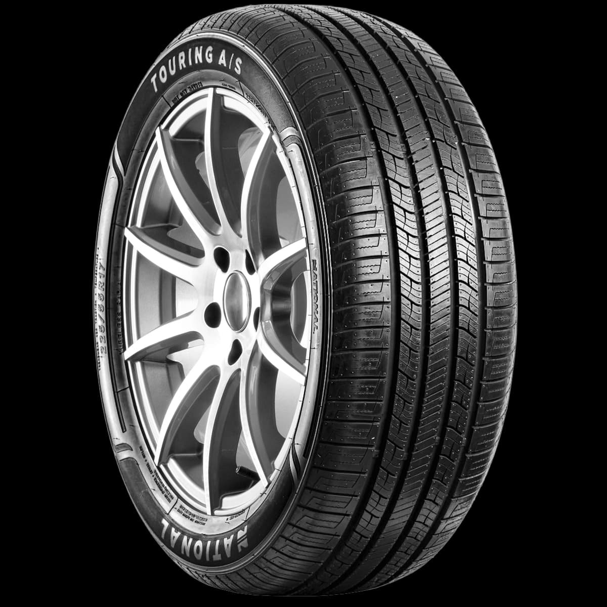 National Touring A/S 17" angled tire