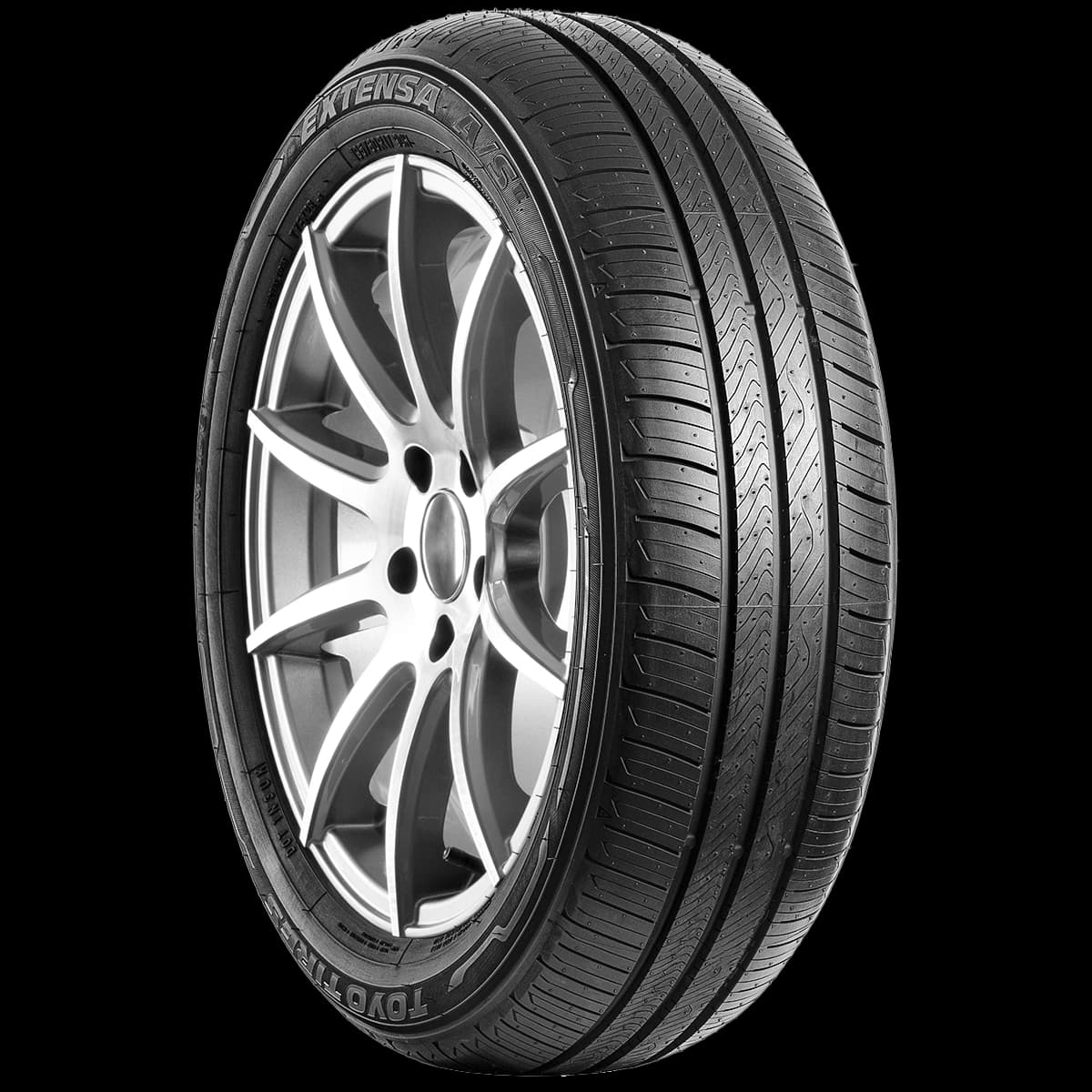 Toyo Extensa A/S II B 17" angled tire