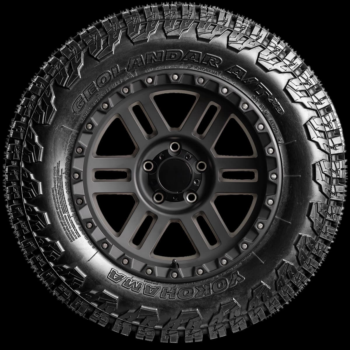 Yokohama Geolandar A/T XD 17" side tire