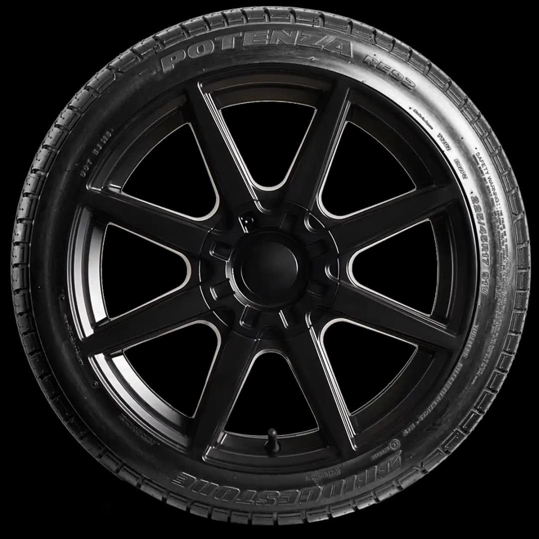 Bridgestone Potenza RE92 17" side tire