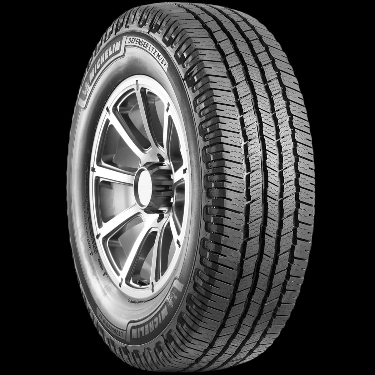 Michelin Defender LTX M/S 2 17" angled tire