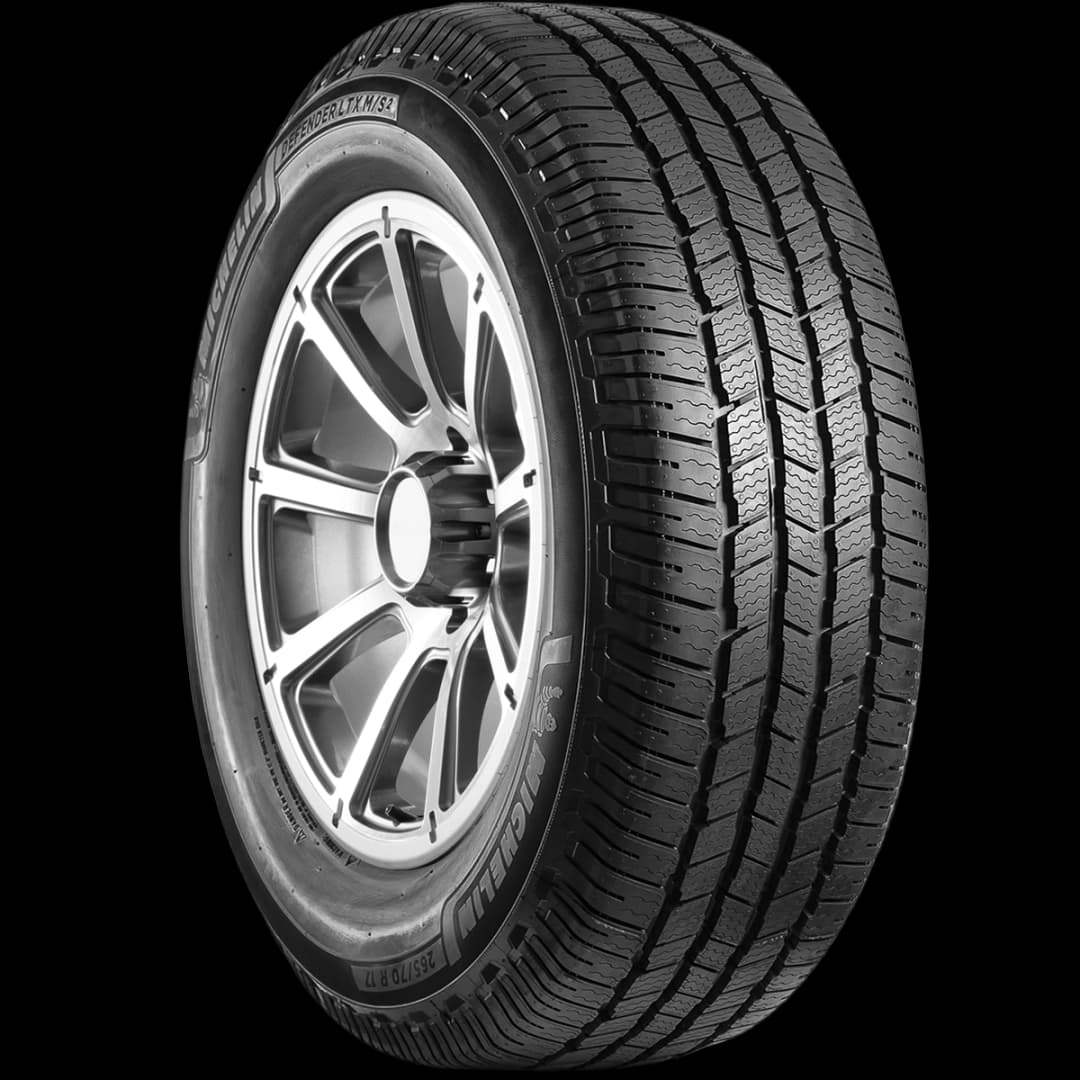 Michelin Defender LTX M/S 2 17" angled tire