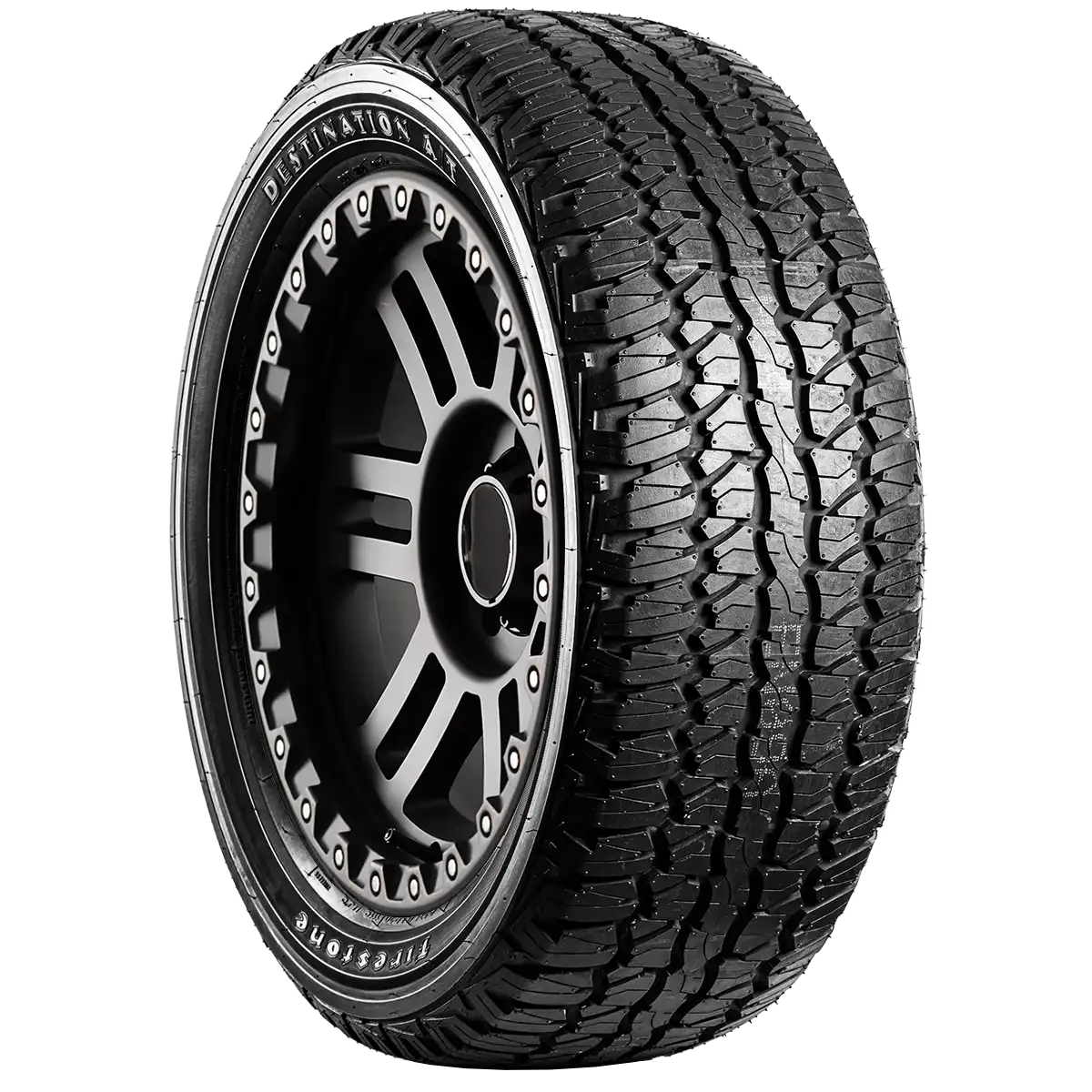 Firestone Destination AT with UNI-T 20" angled tire