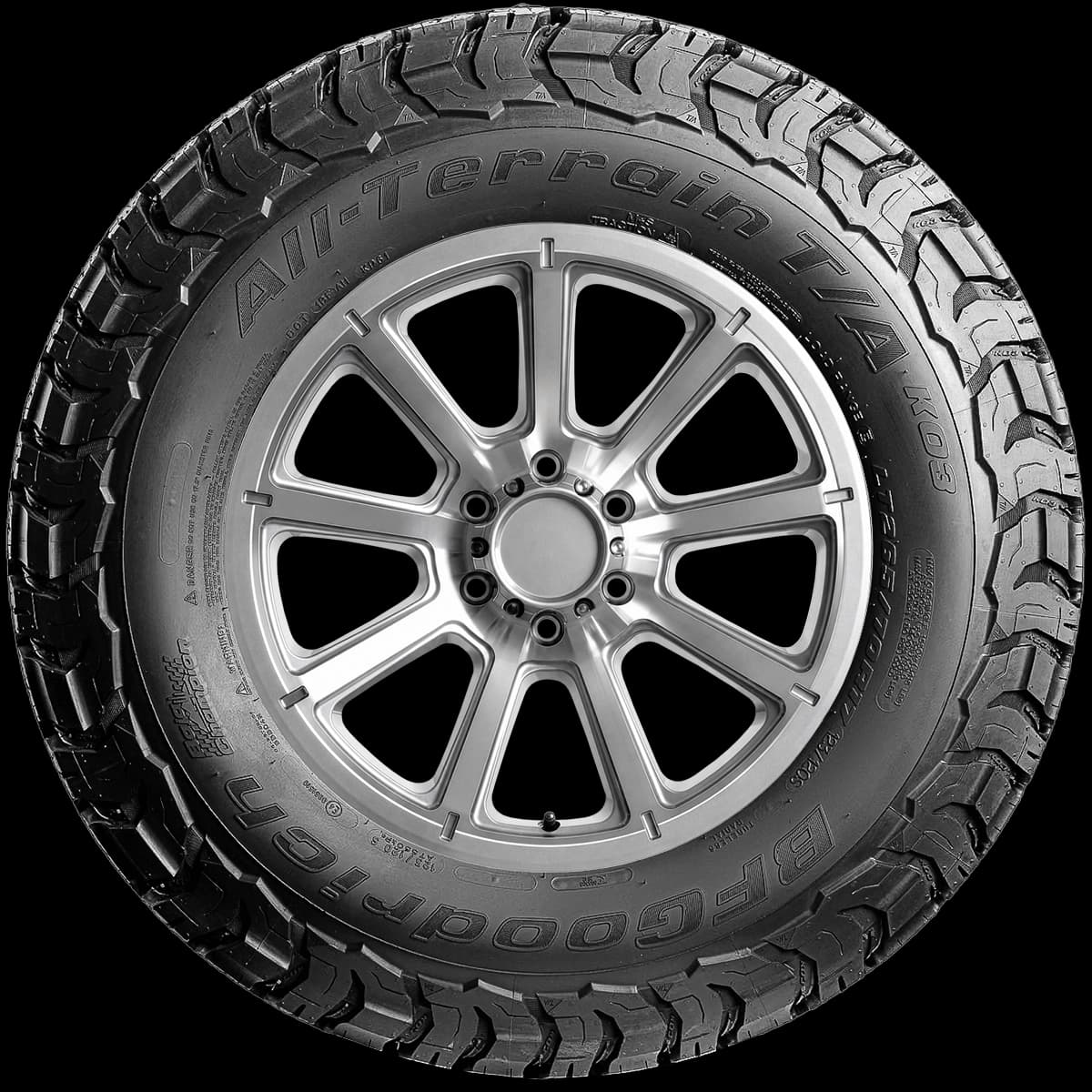 BFGoodrich All-Terrain T/A KO3 LT265/75R16 Tires - Low Price