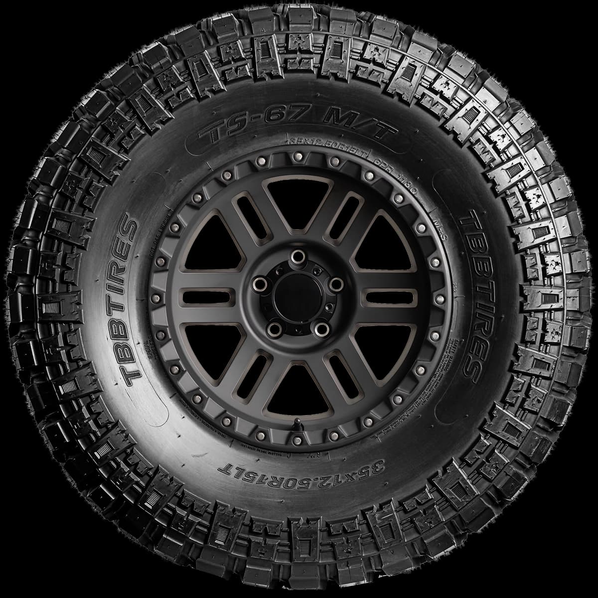 TBB TS-67 17" side tire
