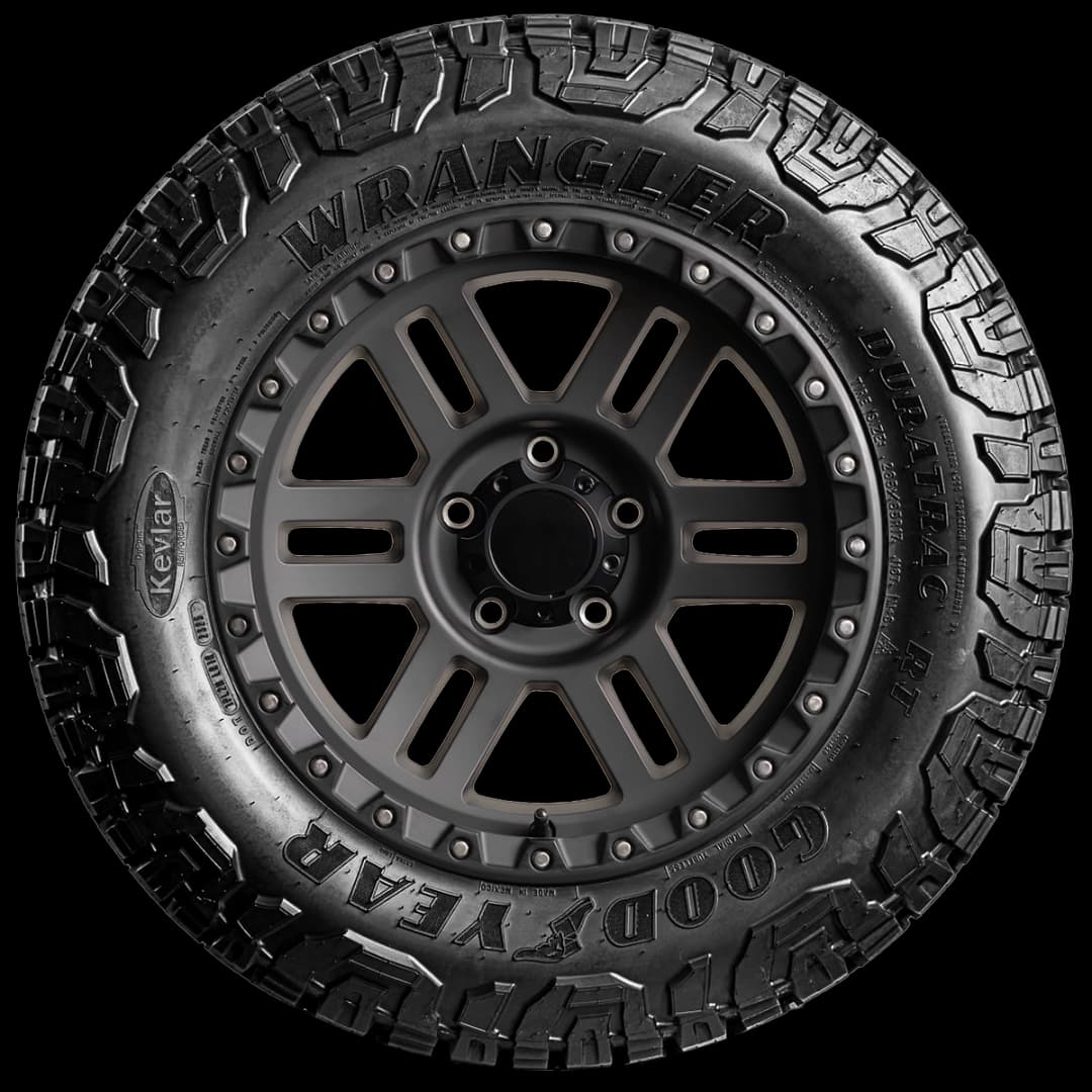Goodyear Wrangler Duratrac RT 17" side tire