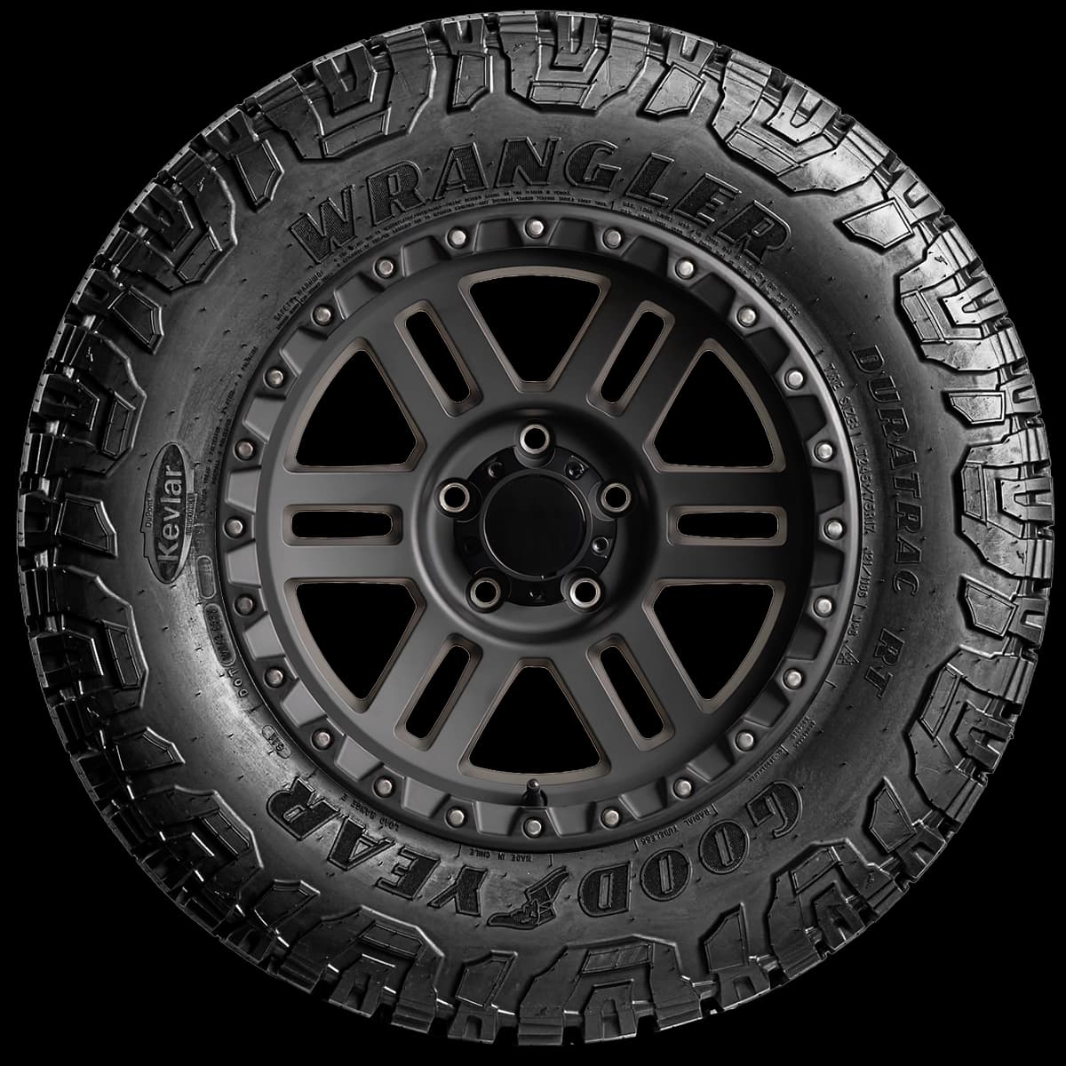 Goodyear Wrangler Duratrac RT 17" side tire