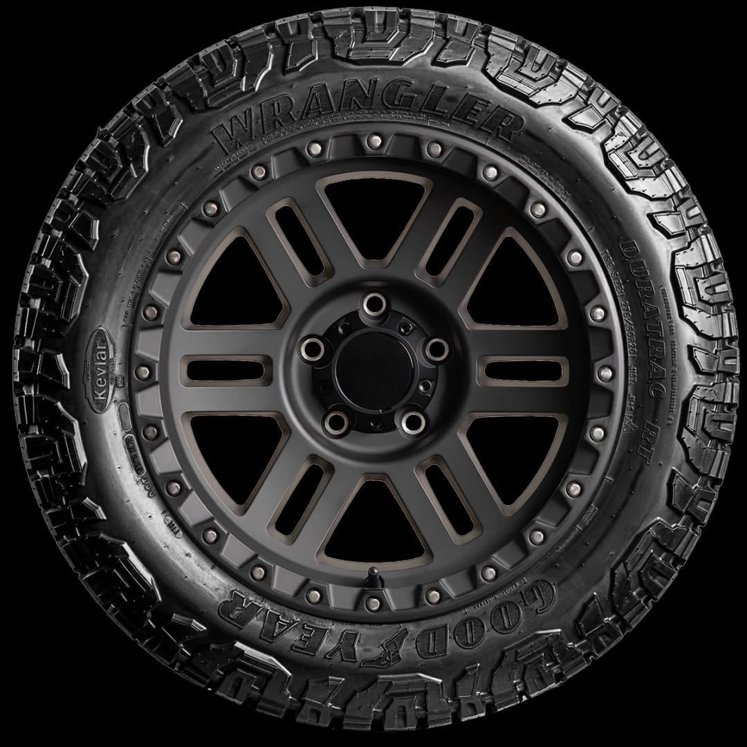 Goodyear Wrangler Duratrac RT 20" side tire