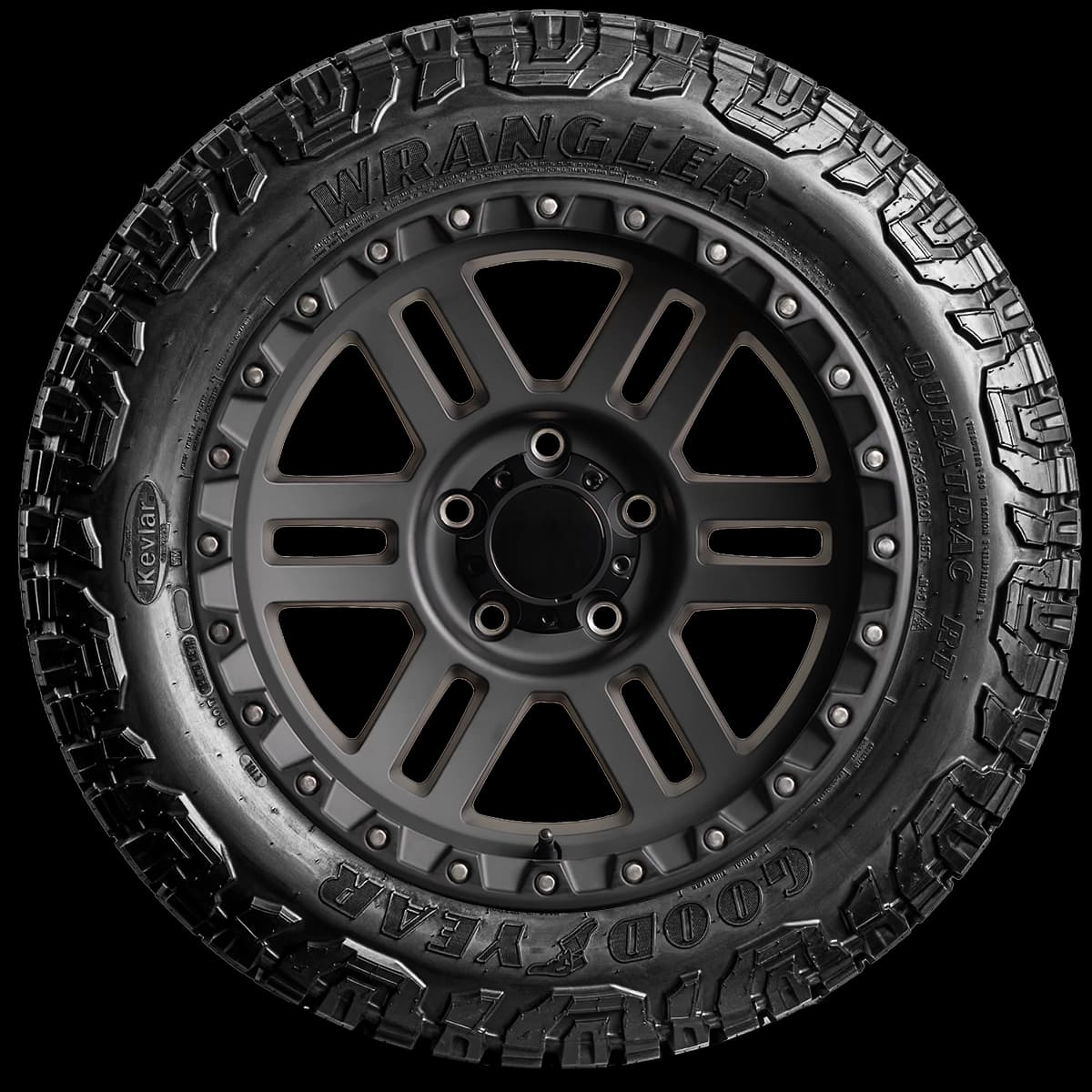 Goodyear Wrangler Duratrac RT 20" side tire