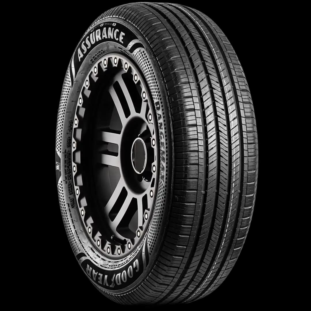 Goodyear Assurance Rangemax 17" angled tire