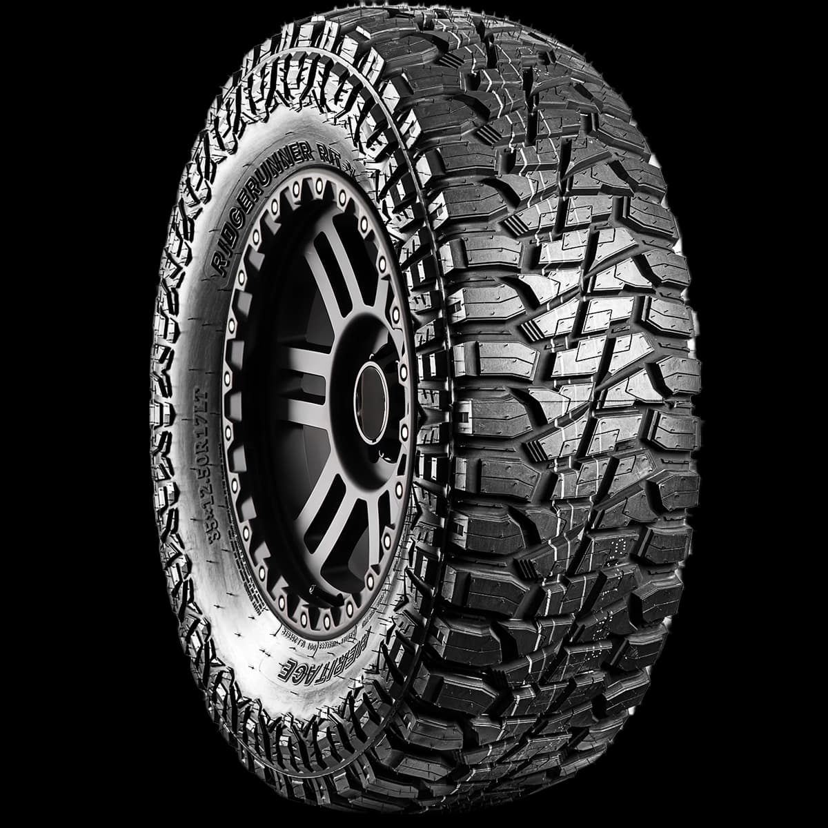 Heritage RidgeRunner R/T-X 17" angled tire