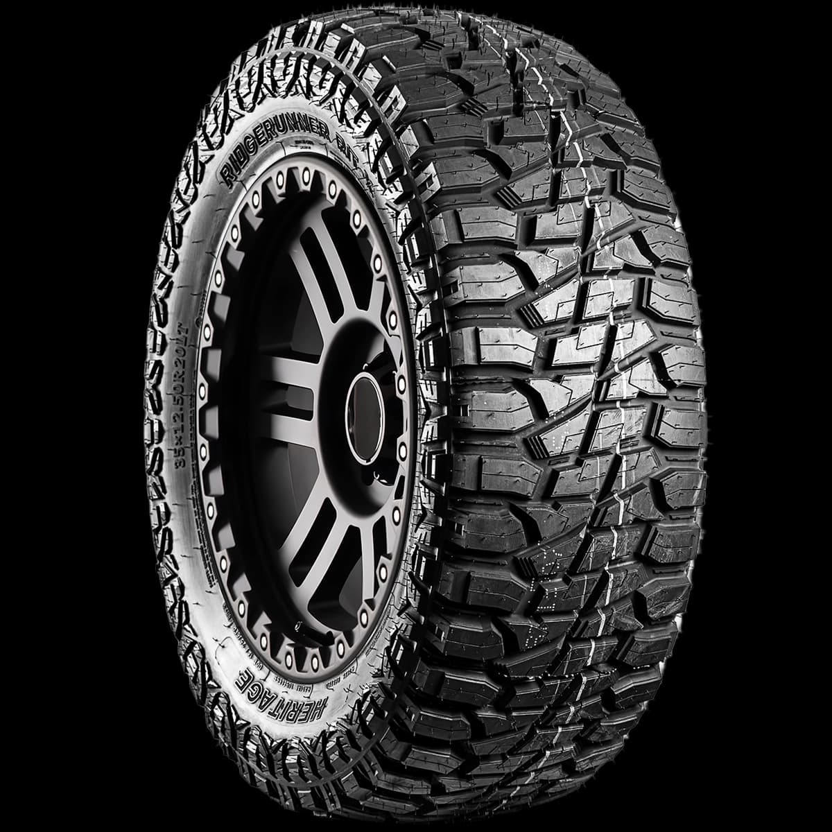 Heritage RidgeRunner R/T-X 20" angled tire